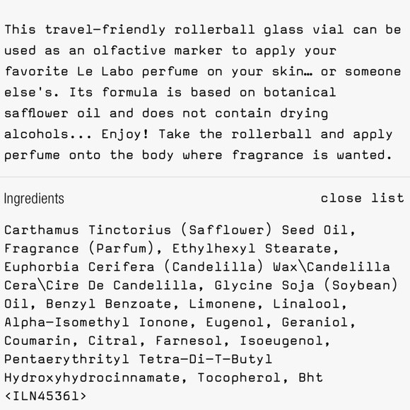 Le Labo Vetiver 46 Liquid Balm 9ml - Picture 6 of 6